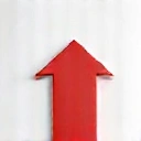 Freccia che punta verso l'alto, simbolo di efficacia e miglioramento