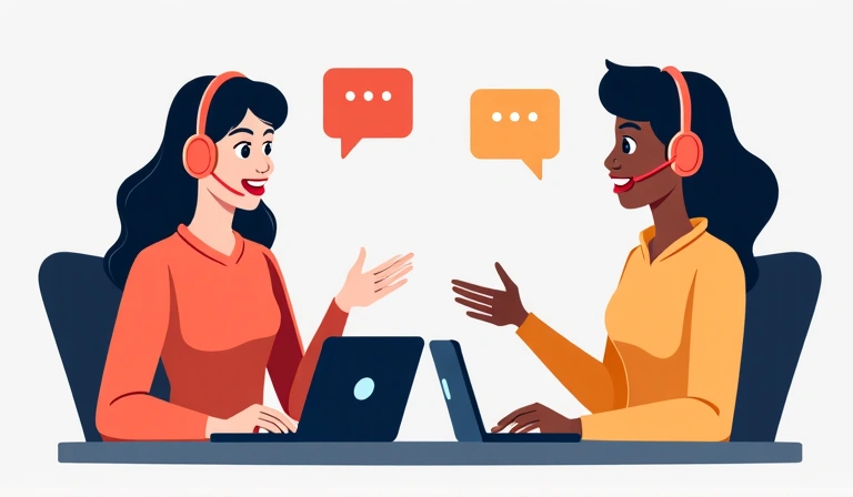 Rappresentazione di un servizio clienti amichevole e disponibile